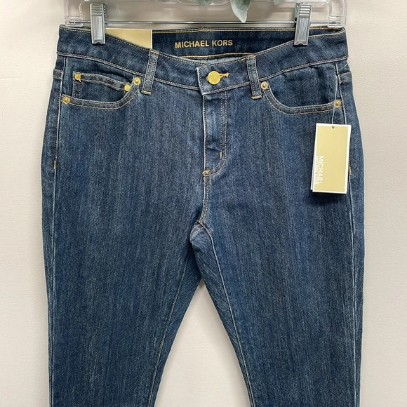 NWT Michael Michael Kors Izzy Skinny Mid Rise Jeans 6P - Picture 2 of 16